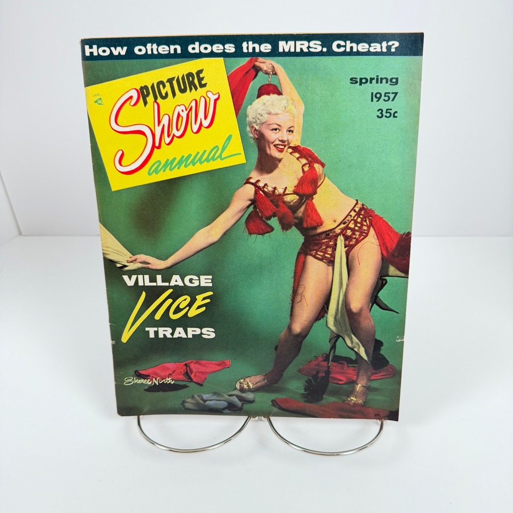 Vintage Picture Show Annual Spring 1957 Sheree North Village Vice Traps Magazine